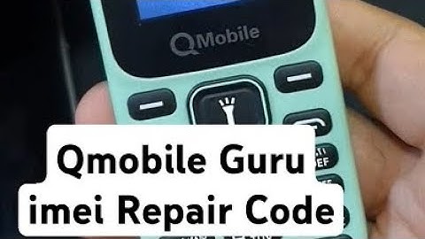 QMobile Q Guruplus IMEI change with original code very easy method 💯 working