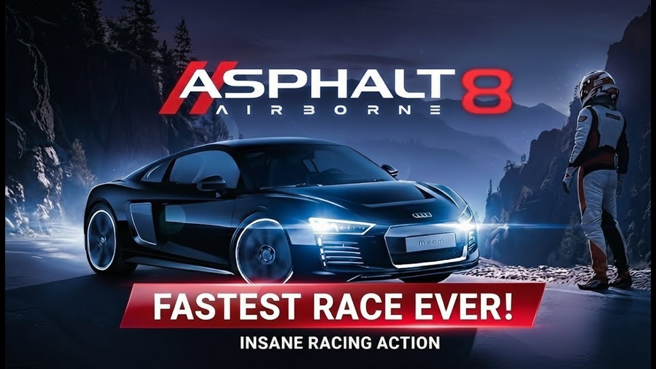 Airborne Audi Asphalt 8 Insane Gameplay - YouTube