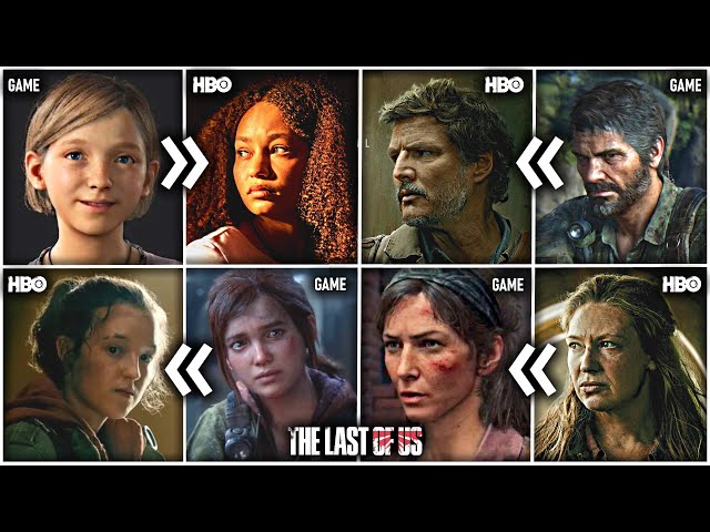 The Last of Us' Cast HBO Show vs Their Video Game Counterparts