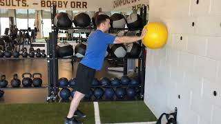 Stability Ball Wall March w/ Mini-Circle