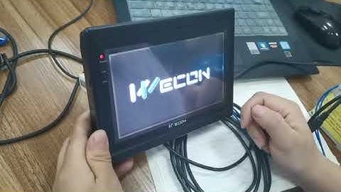 USB Way: WECON Touch Screen Program from USB to Touch Screen