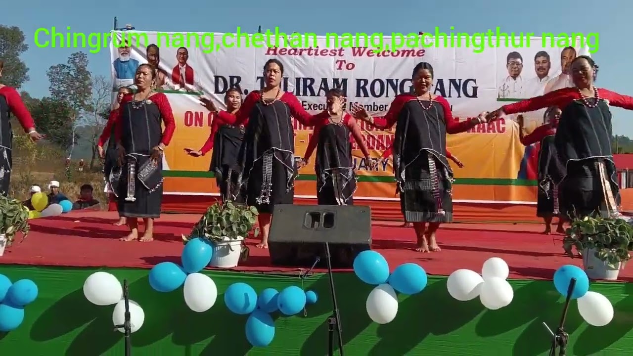 Dr.Tuliram Ronghang CEM of Karbi Anglong interaction programme at Lang-er-dang West Karbi Anglong