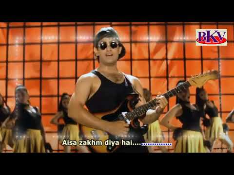 Aisa Zakhm Diya Hai   KARAOKE   Akele Hum Akele Tum 1995   Aamir Khan  Manisha Koirala