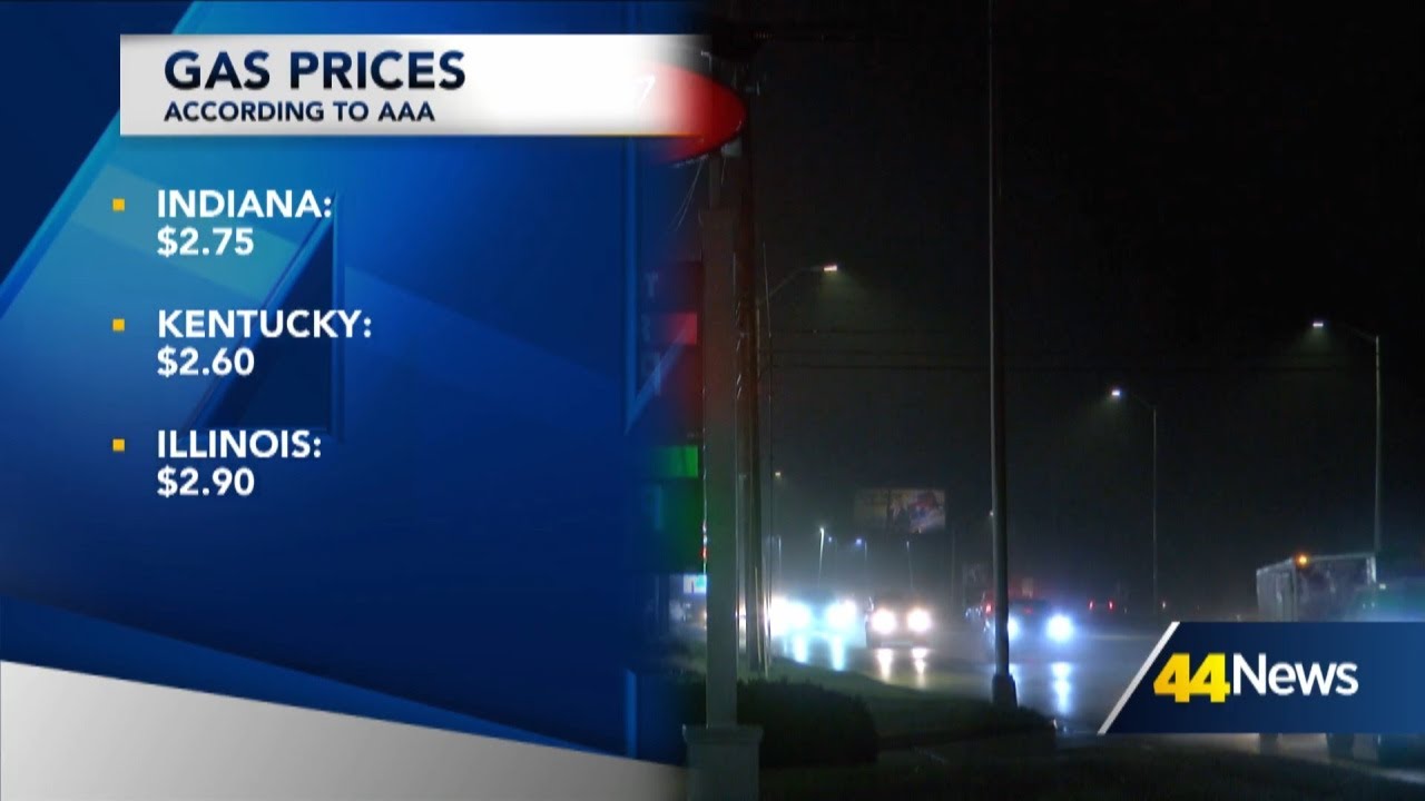 Average gas prices around the Tri-State