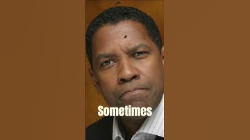 A Silent Man When He Is Disappointed 😔 | Denzel Washington Inspired Speech #motivation #dailyhabits