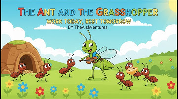 The Ant and the Grasshopper – Work Today, Rest Tomorrow | Classic Kids Stories | Bed Time Story