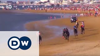 Sahilde At Yarışı