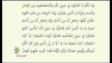 ۩ سورة النساء الوجه الرابع عشر