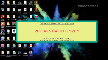Referential integrity || DBMS : Oracle practical part-14