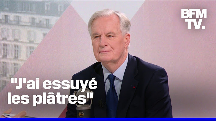 Censure, présidence des Républicains, budget...L'interview de Michel Barnier en intégralité