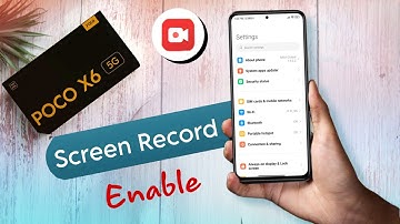 How to Screen Record on Poco X6 5g | Poco X6 me Screen Recording Kaise Kare