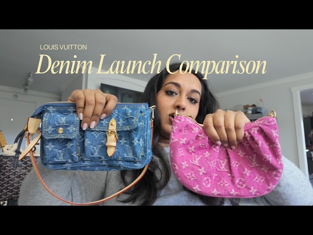 Louis Vuitton Denim Pochette Accessories Cargo vs Pochette Valley