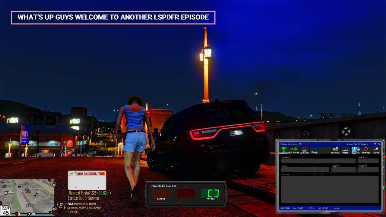 High-Speed DPS Patrol in the Slicktop Durango 🚔💨 | GTA 5 LSPDFR Mods