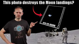 Apollo 16 photo proves they never went to the Moon?