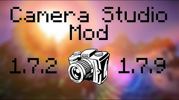 Camera studio mod - 1.7.2 - 1.8/1.8.1