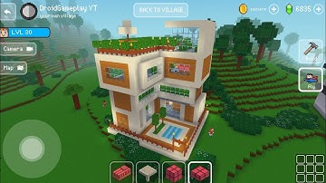 Modern House - Block Craft 3d: Building Game