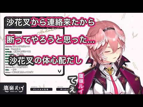 【鷹嶺ルイ/沙花叉クロヱ】ルイ姉と沙花叉のてえてえ話