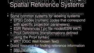 OILS515 Lecture 03 - Raster Data and Additional Geospatial Data Considerations