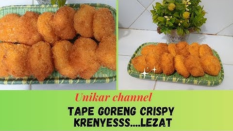 TAPE GORENG CRISPY  KRENYESS..... ENAK BANGET. (garing di luar lembut di dalam)