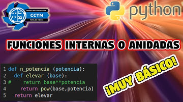 🤔 Funciones dentro de funciones: Funciones anidadas | Python desde cero│¡Muy Básico!