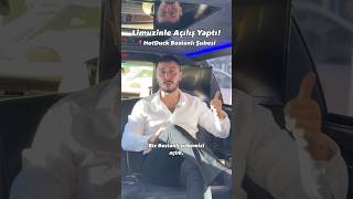 Limuzinle Açılış Yaptı! HotDuck Bostanlı Şubesi #shorts
