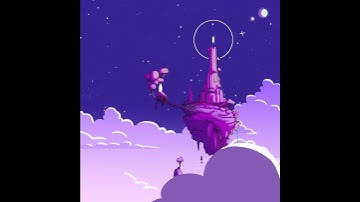 Floating Island lighthouse animation