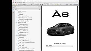 Audi A6 2018-2021 - Workshop Service Repair Manual - Electrical Wiring Diagrams