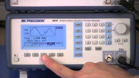BK Precision - How to use marker function for triggering and synchronizing signals