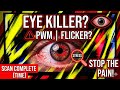 HEADACHES? 🤕 Stop PWM Flicker NOW! | Monitor Test 4K