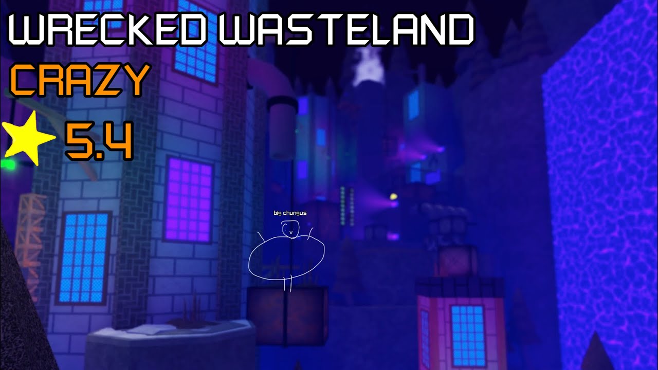 FE2CM - Wrecked Wasteland + Rescue & OP Skip [Crazy, ⭐️5.4] | Roblox 