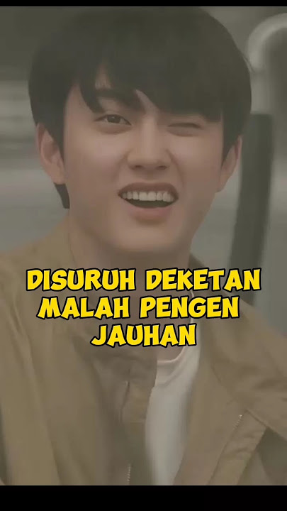 yg satu sengaja iseng, yg satu salting tak berujung🤣😍#kyungsoo #dohkyungsoo #도경수 #youngji #smallgirl