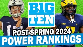 Big Ten Post-Spring Power Rankings for 2024