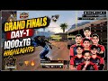 GRAND FINALS DAY-1 IQOOxTG HIGHLIGHTS🚨😱🔥16 ARENA LAUNCH CUP🏆Ft. TOTAL GAMING🖤 #freefire #totalgaming