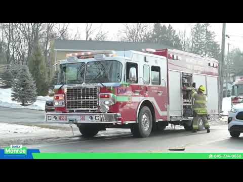 Accident on The Route 208 Near The Exxon Gas Station.