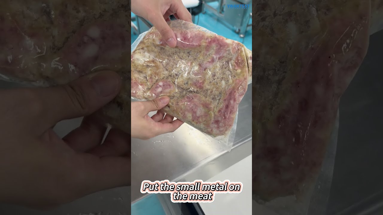 Food Metal Detector If Is Found In The Meat Alarm Immediately And Stop Automatically 