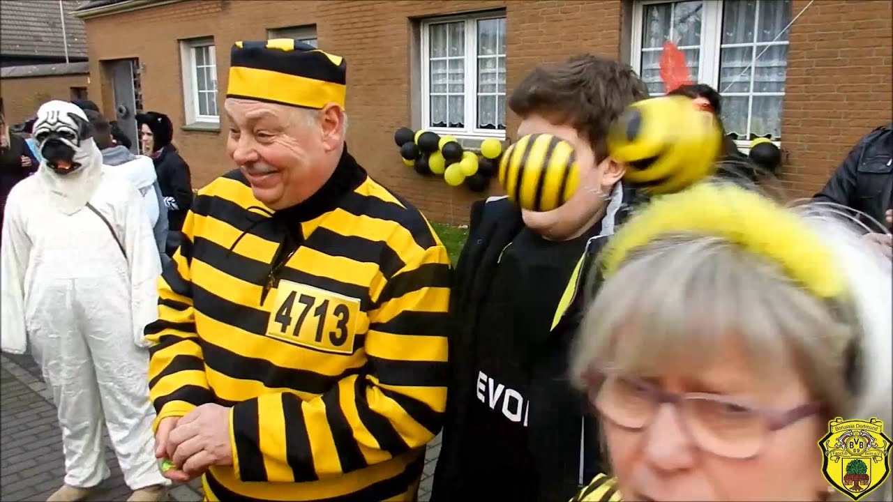 Schwarz-Gelber Karneval