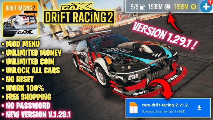 CarX Drift Racing 2 IPA MOD (Unlimited Money) iOS - IPA Library IPAOMTK