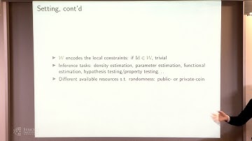 Testing and Learning Distributions Under Local Information Constraints