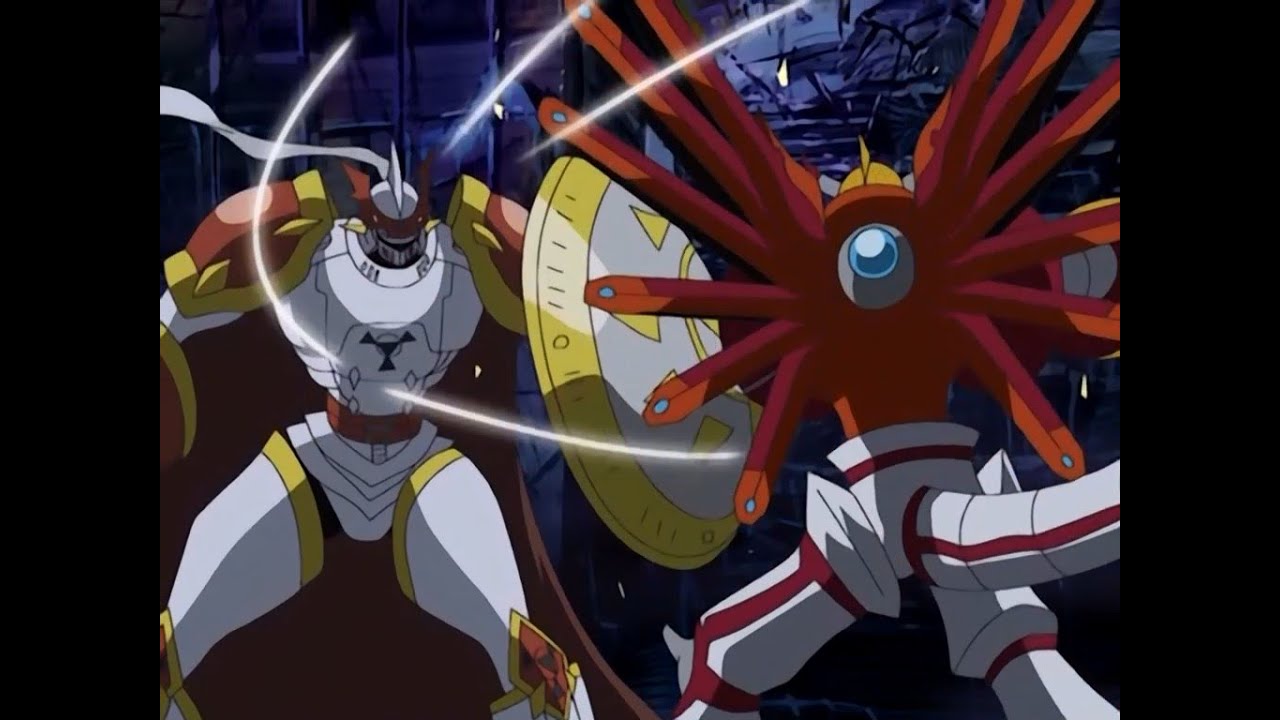 ShineGreymon vs Dukemon | Digimon Data Esquad | Latino | HD