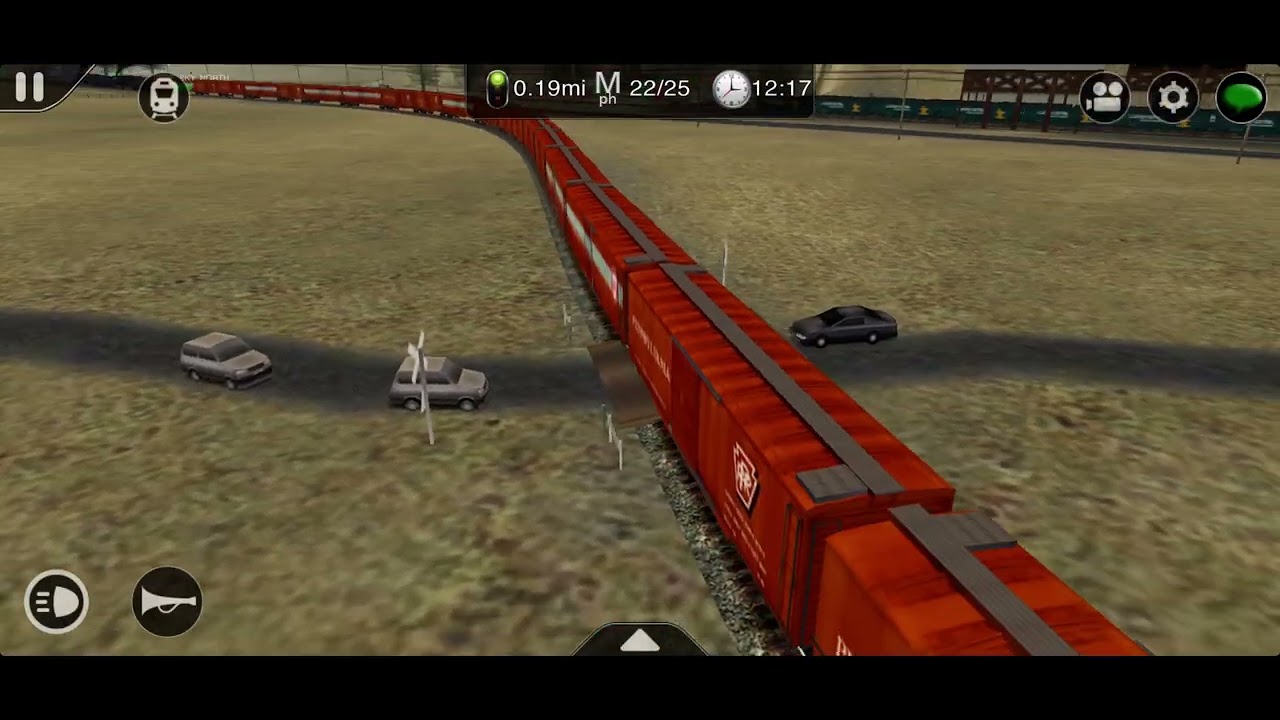 Trainz Driver 2: Union Pacific Big Boy Passes a Private Railroad Crossing.