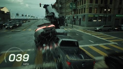 The Matrix Awakens PS5 - 100+MPH Pickup Trucks VS Cars Crash - Unreal Engine 5 - Part 42