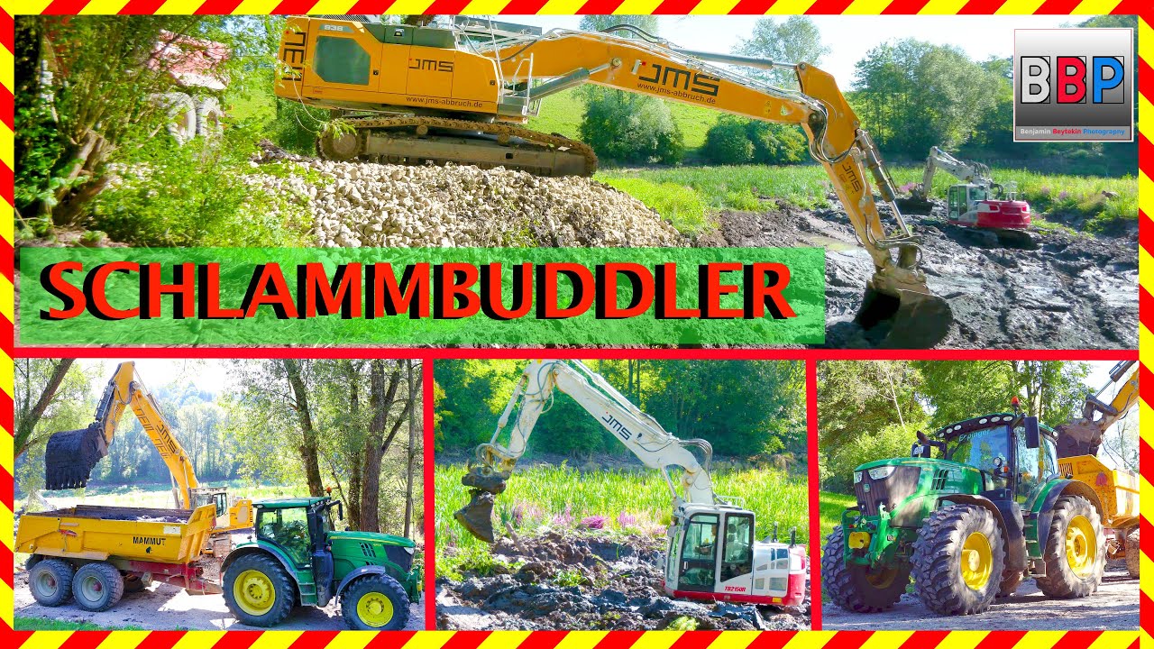 Liebherr R 938, Takeuchi TB 2150 R - Entschlammung Lehenbachstausee Winterbach, 2025. #2