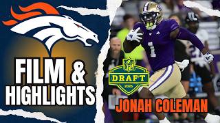 FILM STUDY: Is Jonah Coleman a STARTING NFL RUNNING BACK as Denver Broncos 108th Overall Draft Pick?