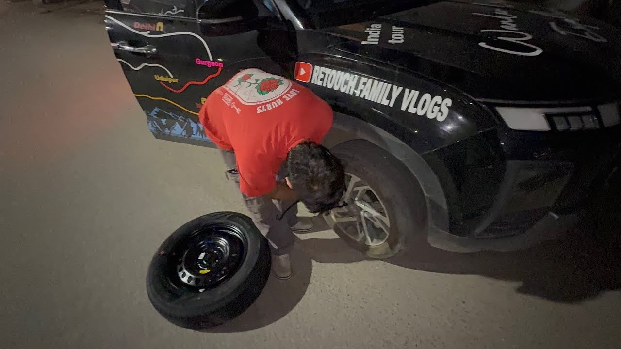 Tyre fat gaya 😨😱 /// 2am. Nightout 😳 // ab kaya hoga 😰