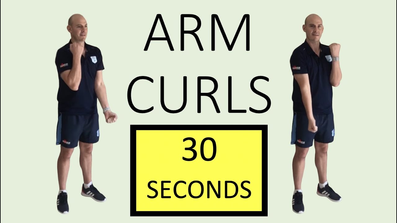 Arm curls 30 seconds YouTube