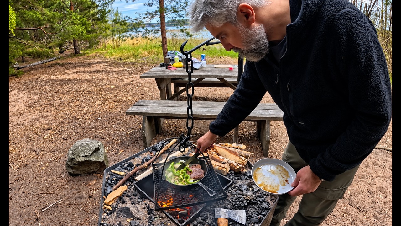 My Secret Campfire Feast - Swedish Hike Fuel!