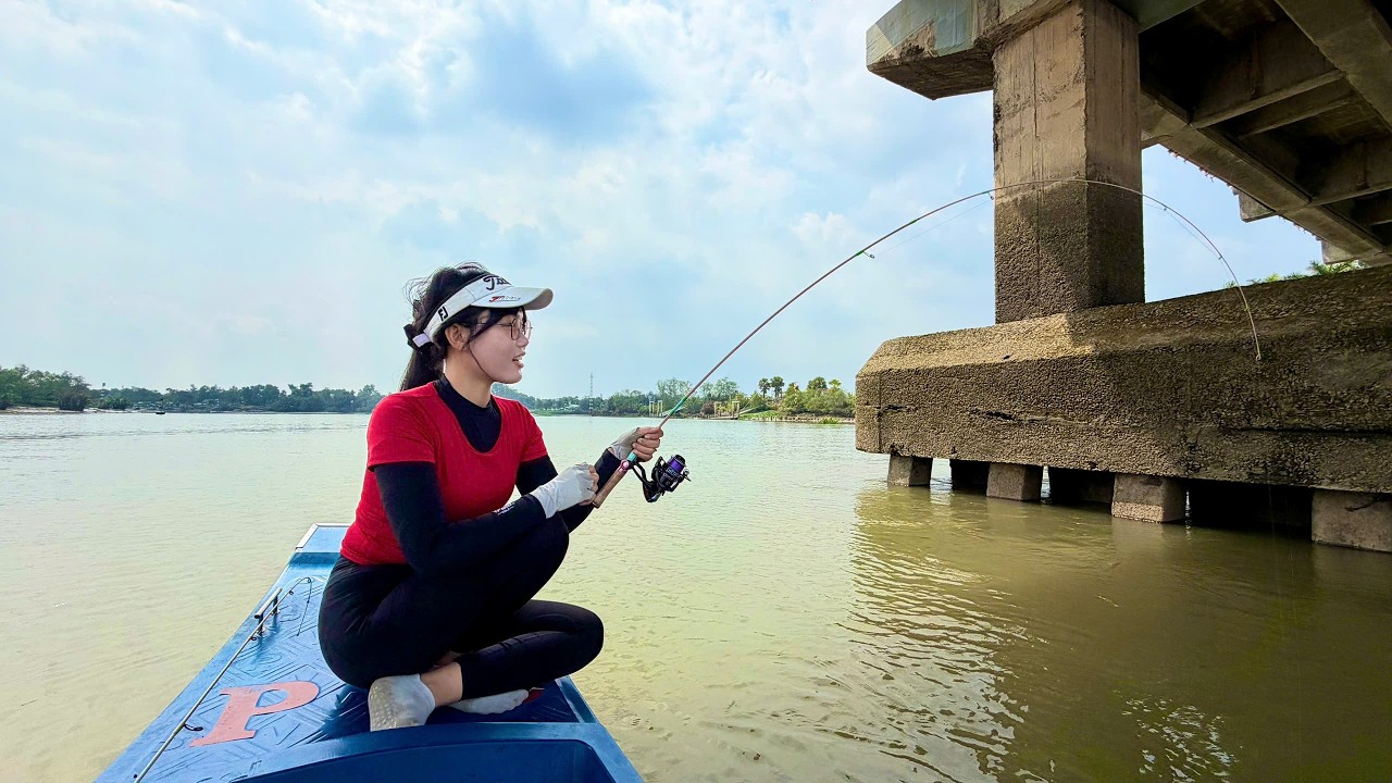 Cá Sơn To Quá |  Bất Ngờ Trúng Đàn Cá Sơn Dưới Chân Cầu | Sông Đồng Nai