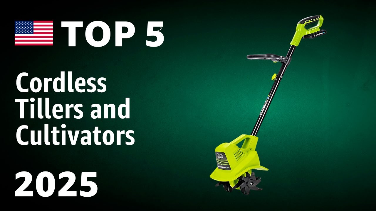 TOP—5. Best Cordless Tillers and Cultivators 2025