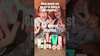 When people say we are to young for skincare #aesthetic