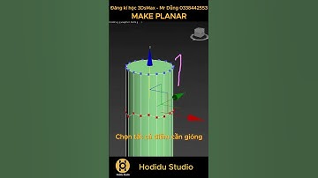 Make Planar -Căn gióng thẳng hàng 3DsMax #hoc3dsmax #autocad  #vray #3dsmax #coronarender